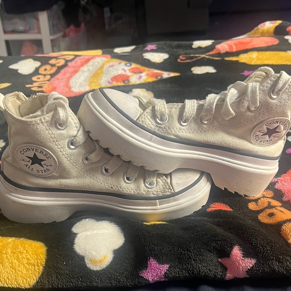 Converse Off-White Chunky High-Top Sneakers